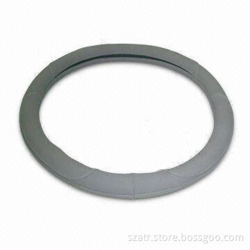 PU Car Steering Wheel Cover, Available in Gray Color